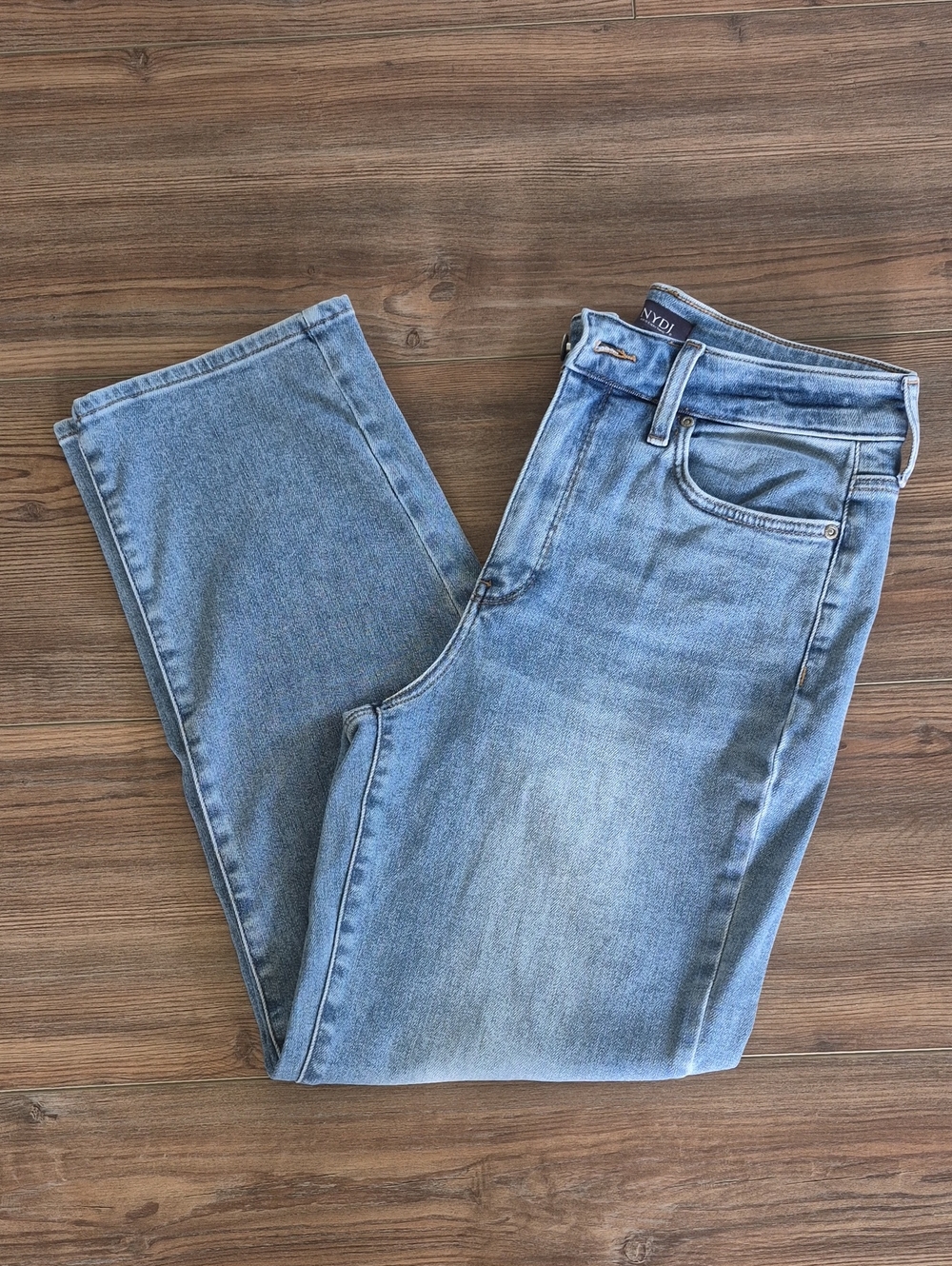 NYDJ Light Blue Straight Leg Jeans